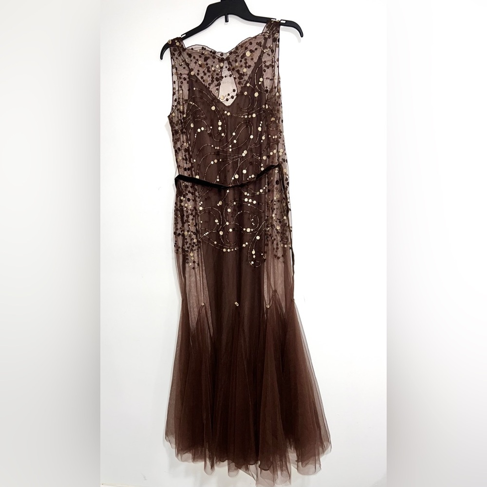 CAROL PERETZ Luxury Evening Gown size 10 - Picture 4 of 17